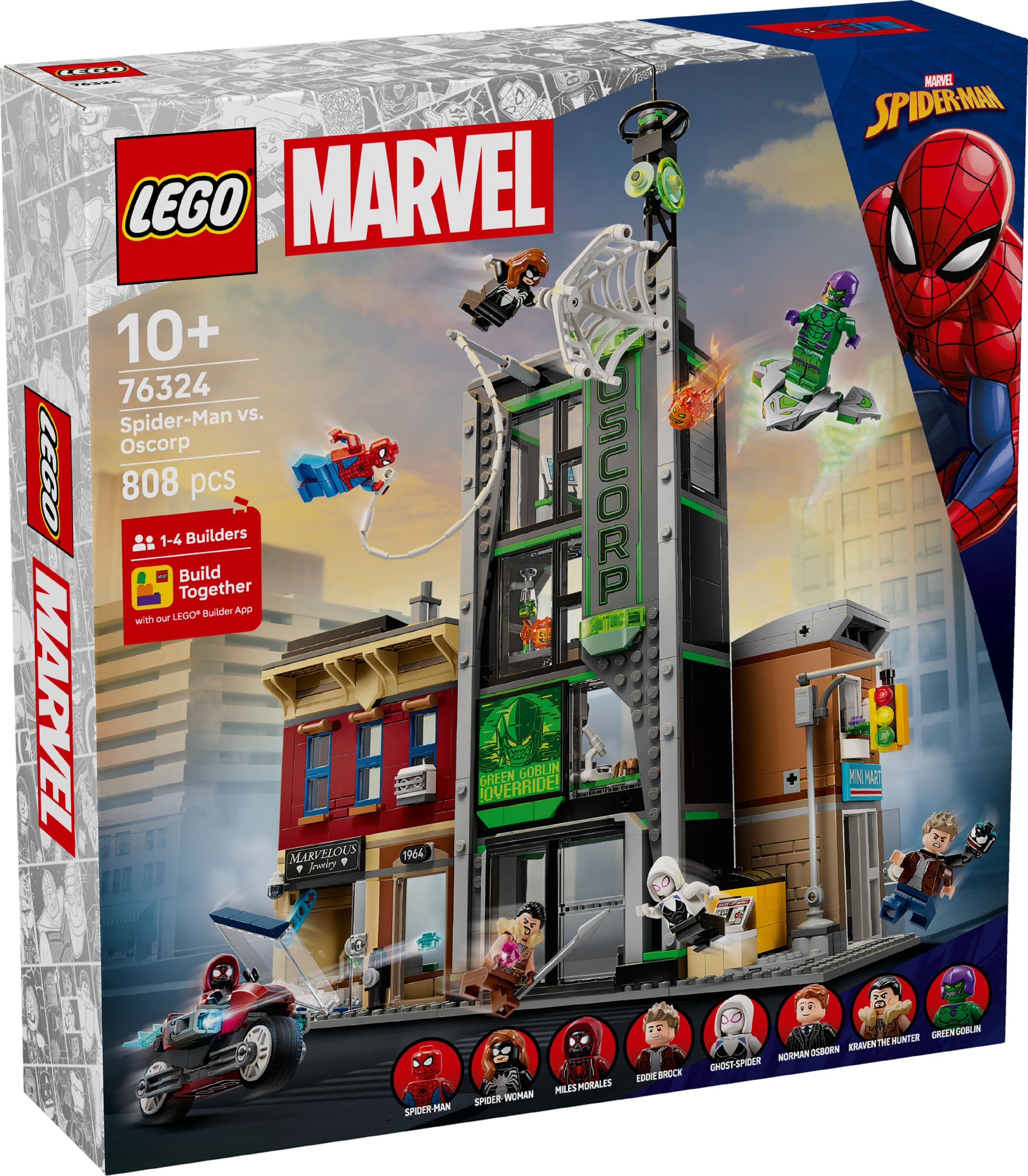 Конструктор Lego Super Heroes Людина-павук проти Озкорпу (76324)