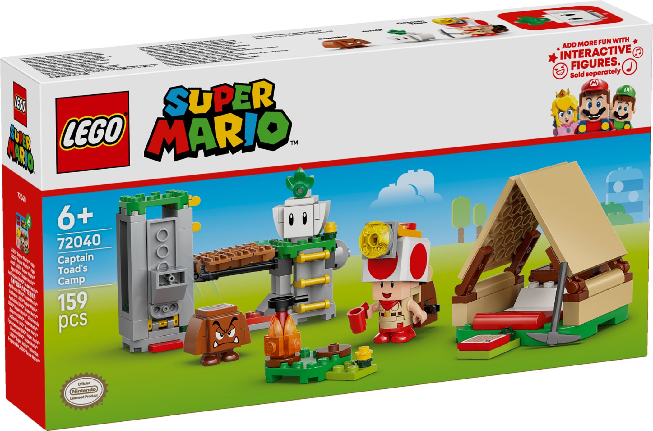 Конструктор Lego Super Mario Табір капітана Тоада (72040)