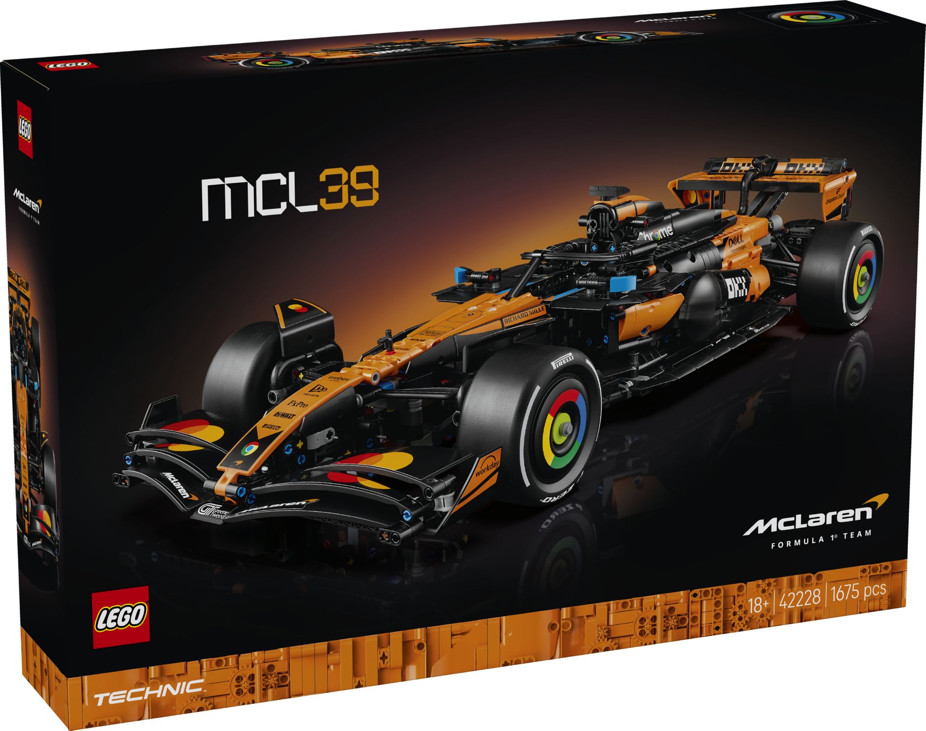 Конструктор Lego Technic Болід McLaren MCL39 F1 (42228)