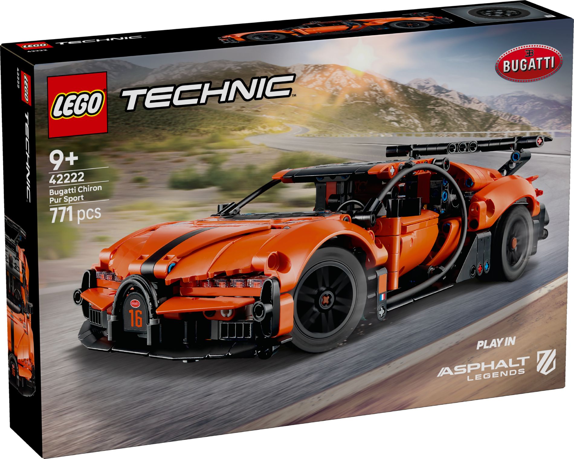 Конструктор Lego Technic Bugatti Chiron Pur Sport (42222)