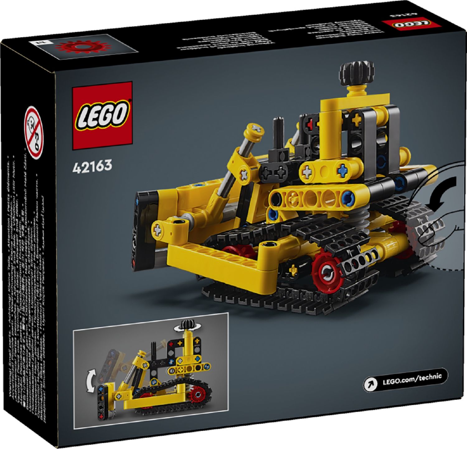Конструктор Lego Technic Тяжелый бульдозер (42163) - фото 5 Конструктор Lego Technic Тяжелый бульдозер (42163) - фото 5