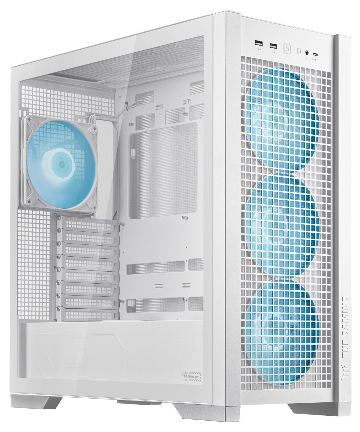 Корпус ASUS GT302 TUF GAMING CASE/WHITE/ARGBFAN 90DC00I3-B19000) - фото 1