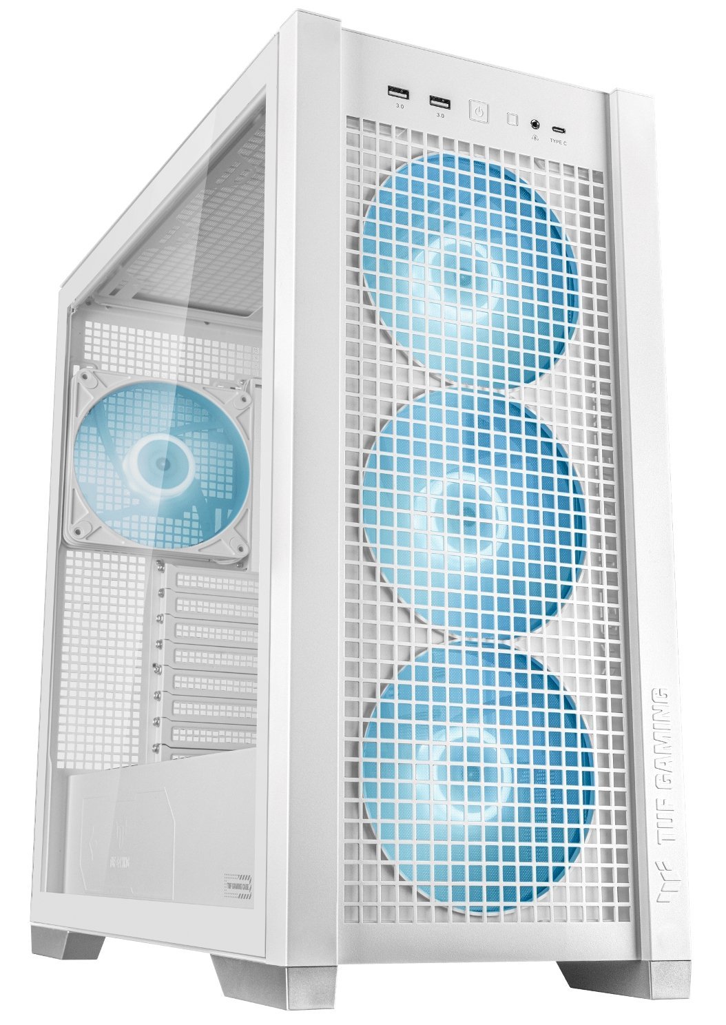 Корпус ASUS GT302 TUF GAMING CASE/WHITE/ARGBFAN 90DC00I3-B19000)