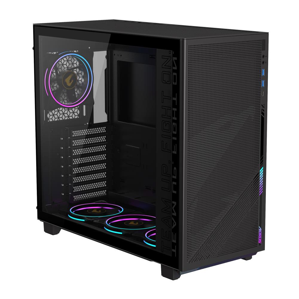 Корпус ATX W/O PSU GB-AC400G BLACK GIGABYTE - фото 2 Корпус ATX W/O PSU GB-AC400G BLACK GIGABYTE - фото 2