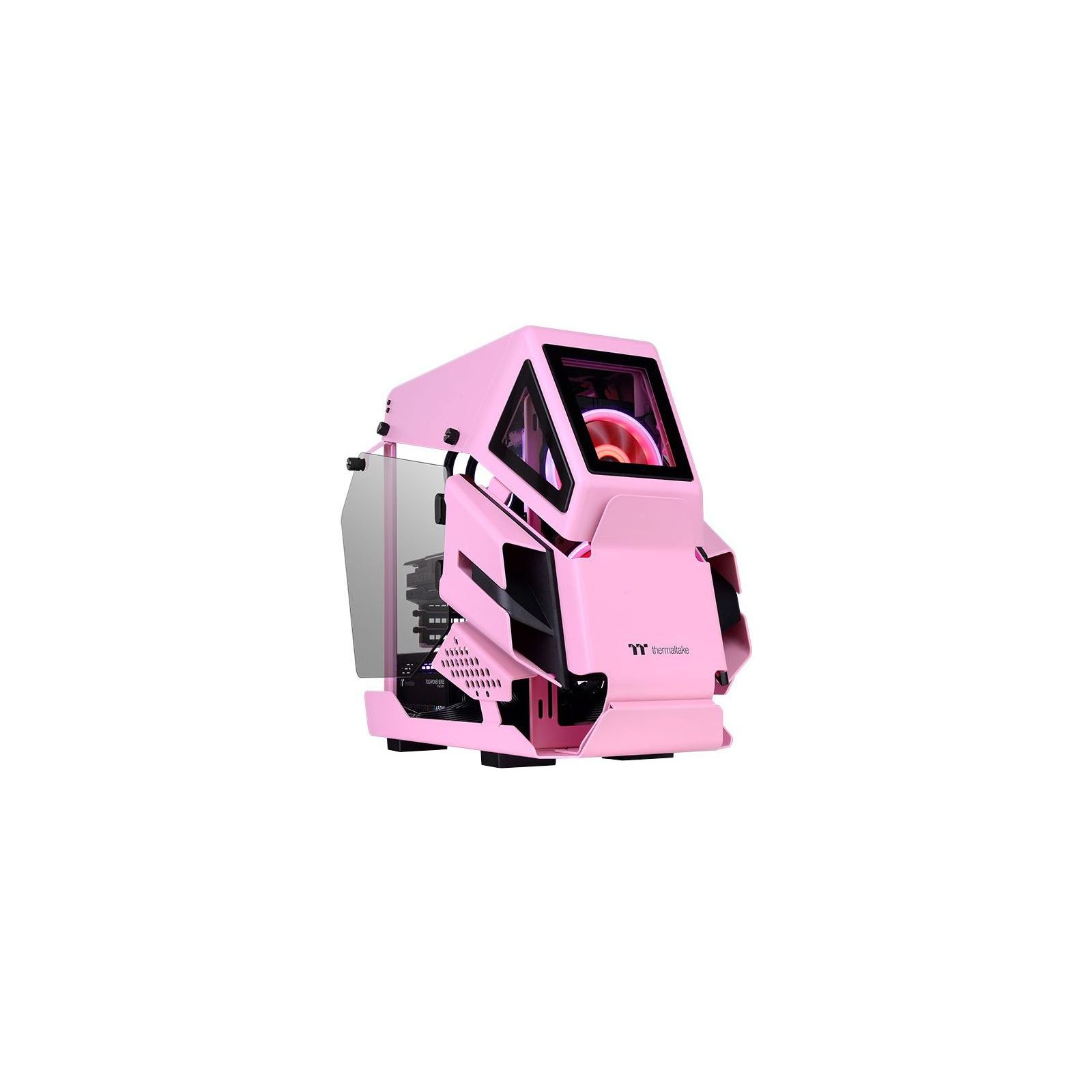 Корпус Thermaltake AH T200 Pink/Pink/Win/SPCC/4mm Tempered Glass*2 (CA-1R4-00SAWN-00)