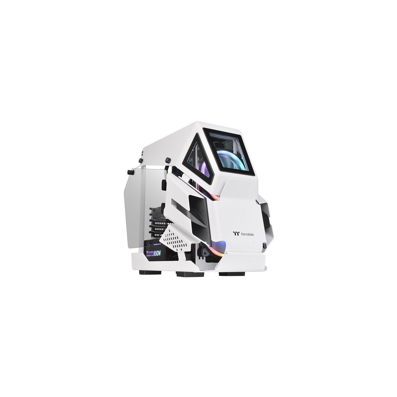 Корпус Thermaltake AH T200 Snow/White/Win/SPCC/4mm Tempered Glass*2 (CA-1R4-00S6WN-00)