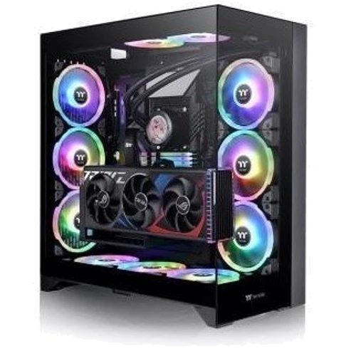 Корпус Thermaltake CTE E600 MX/Black/Win/SPCC//PCI-E 4.0 Dual 90 Degree Riser Cable 400mm/Brown (CA-1Y3-00M1WN-00) - фото 3