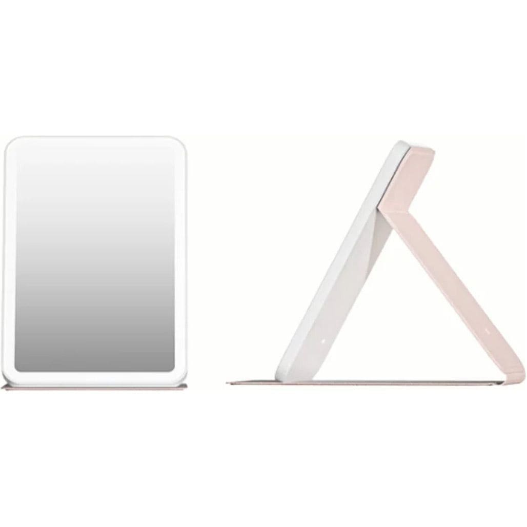 Зеркало для макияжа Xiaomi DOCO 11" Daylight Portable Flat Mirror Pro Pink (FM008P) - фото 1