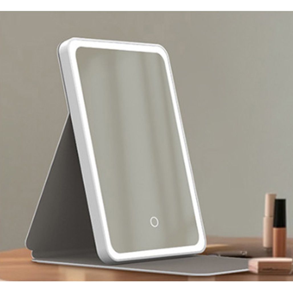 Зеркало для макияжа Xiaomi DOCO 11" Daylight Portable Flat Mirror Pro White (FM008W) - фото 1 Зеркало для макияжа Xiaomi DOCO 11" Daylight Portable Flat Mirror Pro White (FM008W) - фото 1