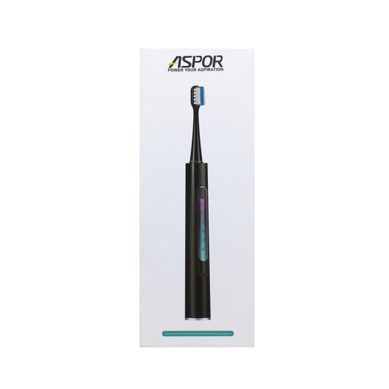 Зубная щетка ультразвуковая Aspor H8 Pro Black - фото 1 Зубная щетка ультразвуковая Aspor H8 Pro Black - фото 1