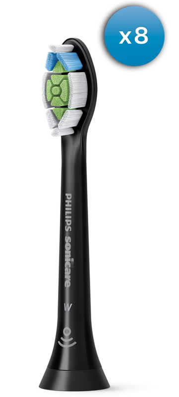 Зубная электрощетка PHILIPS HX6068/13 с насадками W2 Optimal Black 8 шт