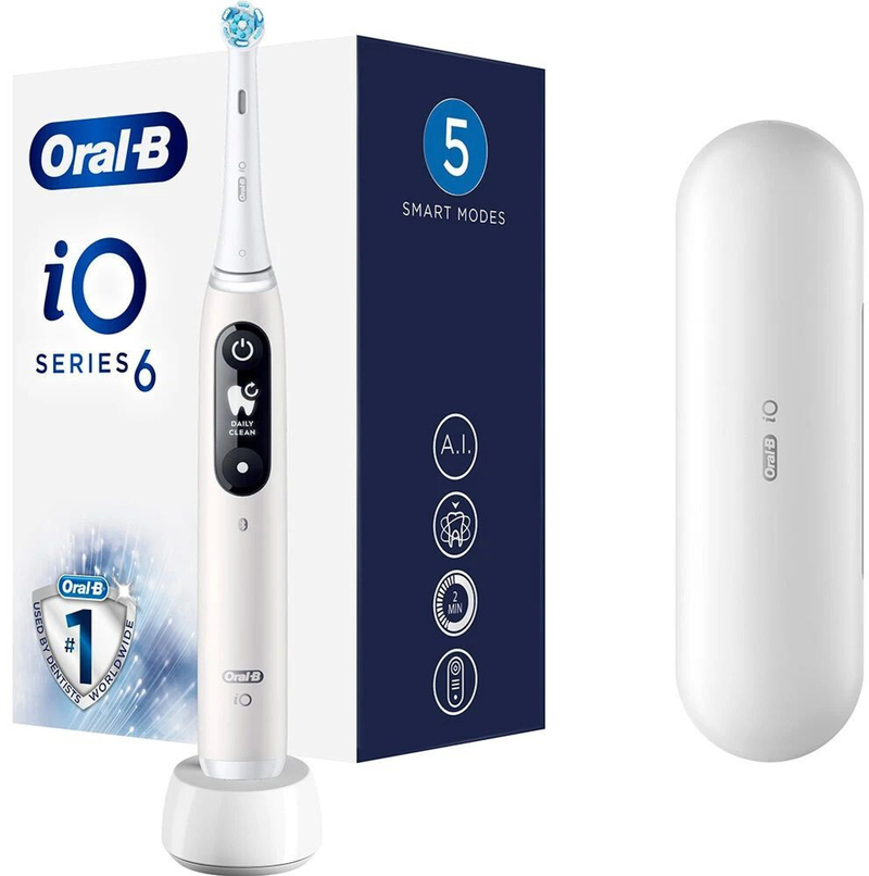 Электрическая зубная щетка Oral-B iO Series 6 White - фото 2 Электрическая зубная щетка Oral-B iO Series 6 White - фото 2