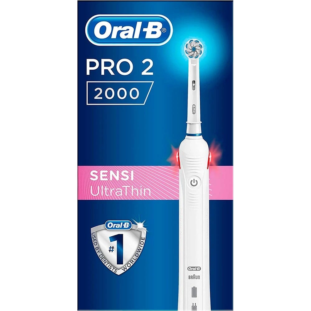 Электрическая зубная щетка Oral-B Pro2 2000 Sensi UltraThin D501.513.2 - фото 1 Электрическая зубная щетка Oral-B Pro2 2000 Sensi UltraThin D501.513.2 - фото 1
