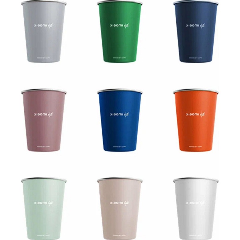 Чашка для пиття Xiaomi Stainless Steel Drinking Cup 9-Color Set (BHR08CACN)