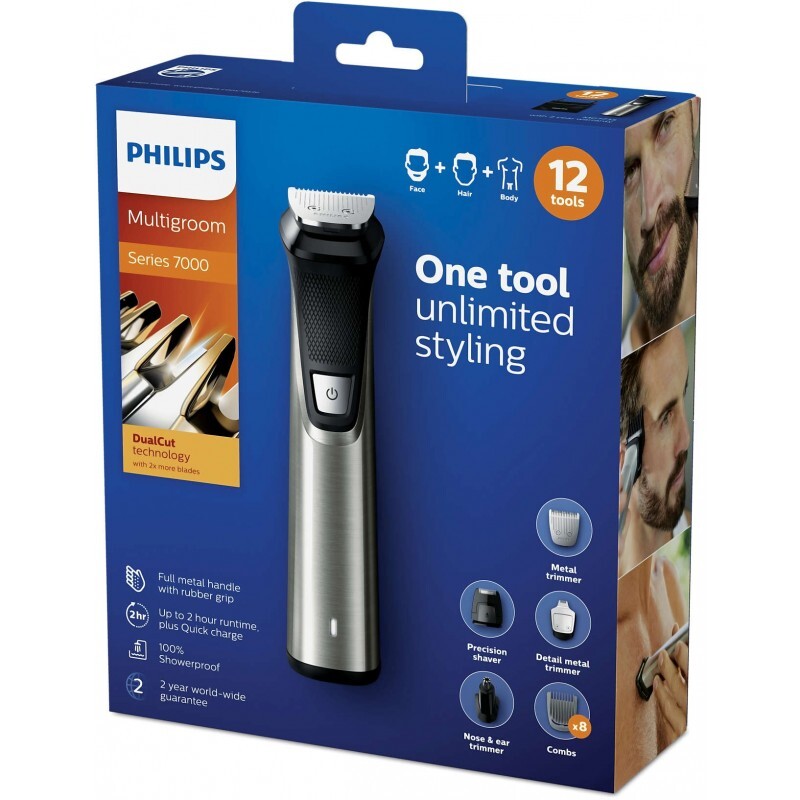 Машинка для стрижки + триммер Philips Multigroom Series 7000 MG7735/15 Europe - фото 4 Машинка для стрижки + триммер Philips Multigroom Series 7000 MG7735/15 Europe - фото 4
