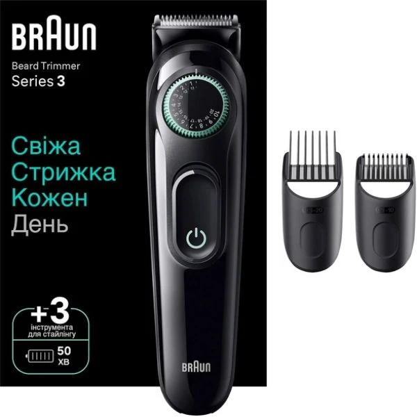 Тример Braun BeardTrimmer BT3411 Europe - фото 1 Тример Braun BeardTrimmer BT3411 Europe - фото 1