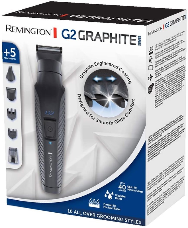 Машинка для стрижки + тример Remington Graphite Series G2 PG2000 Europe - фото 4 Машинка для стрижки + тример Remington Graphite Series G2 PG2000 Europe - фото 4