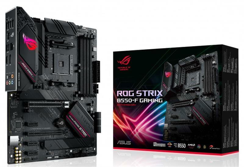 Материнcька плата ASUS STRIX B550-F GAMING sAM4 B550 4xDDR4 M.2 HDMI DP ATX