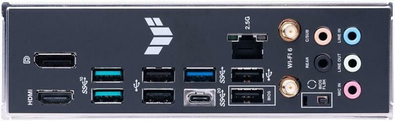 Материнcька плата ASUS TUF GAMING B650M-PLUS sAM5 B650 4xDDR5 M.2 HDMI DP mATX - фото 1