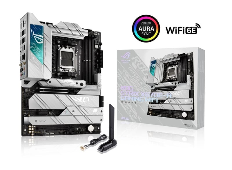 Материнcька плата ASUS ROG STRIX X670E-A GAMING WIFI sAM5 X670 4xDDR5 M.2 HDMI DP WiFi BT ATX