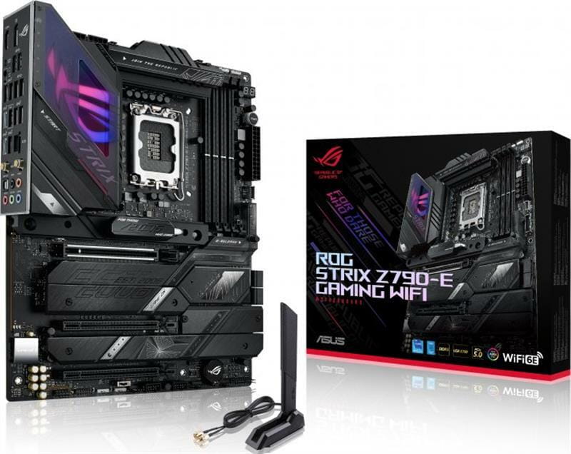Материнcька плата ASUS ROG STRIX Z790-E GAMING WIFI s1700 Z790 4xDDR5 M.2 HDMI DP Wi-Fi BT ATX