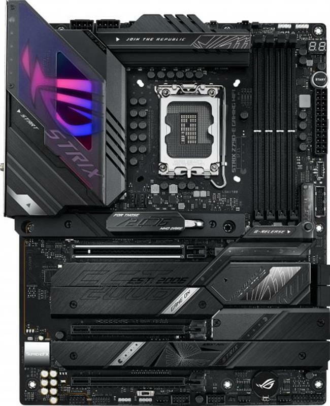 Материнcька плата ASUS ROG STRIX Z790-E GAMING WIFI s1700 Z790 4xDDR5 M.2 HDMI DP Wi-Fi BT ATX - фото 1 Материнcька плата ASUS ROG STRIX Z790-E GAMING WIFI s1700 Z790 4xDDR5 M.2 HDMI DP Wi-Fi BT ATX - фото 1