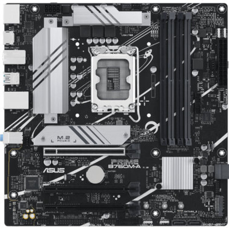 Материнcька плата ASUS PRIME B760M-A-CSM s1700 B760 4xDDR5 M.2 HDMI DP mATX CSM