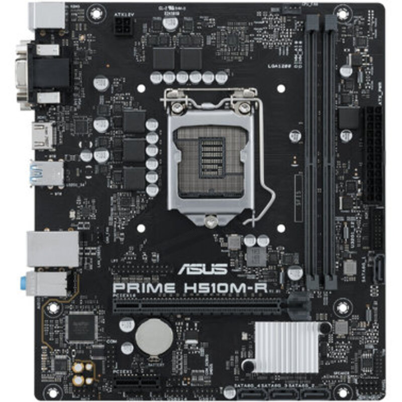 Материнcька плата ASUS PRIME H510M-R R2.0-SI s1200 H470 2xDDR4 HDMI D-Sub mATX White BOX WITH ACCESSORY