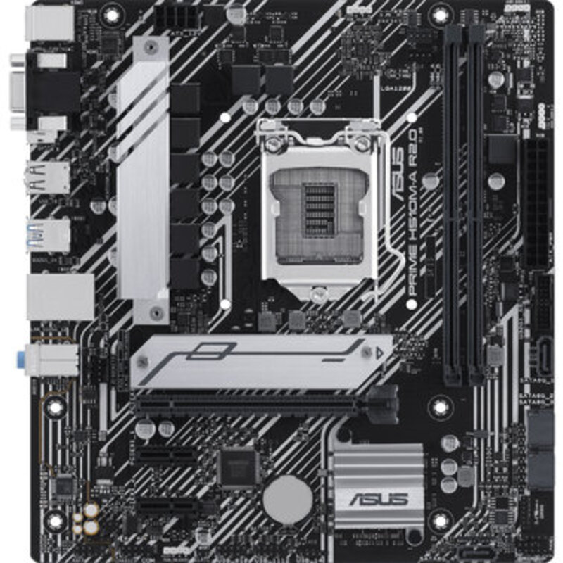 Материнcька плата ASUS PRIME H510M-A R2.0 s1200 H470 2xDDR4 M.2 HDMI DP mATX - фото 1 Материнcька плата ASUS PRIME H510M-A R2.0 s1200 H470 2xDDR4 M.2 HDMI DP mATX - фото 1