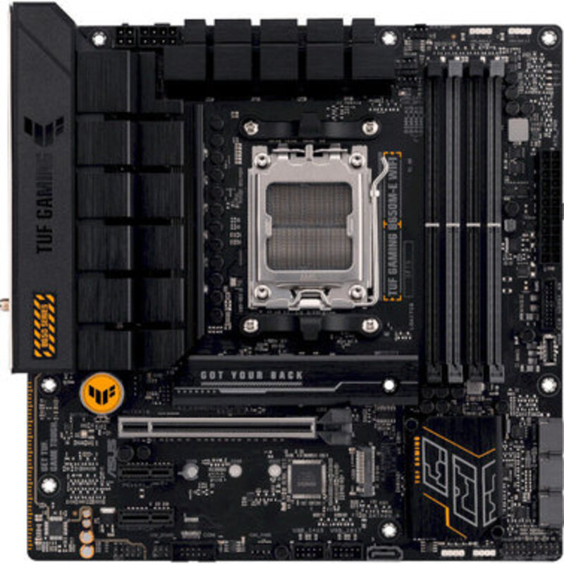 Материнcька плата ASUS TUF GAMING B650M-E WIFI sAM5 B650 2xDDR5 M.2 HDMI DP Wi-Fi BT mATX