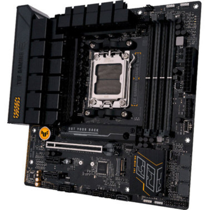 Материнcька плата ASUS TUF GAMING B650M-E WIFI sAM5 B650 2xDDR5 M.2 HDMI DP Wi-Fi BT mATX - фото 1
