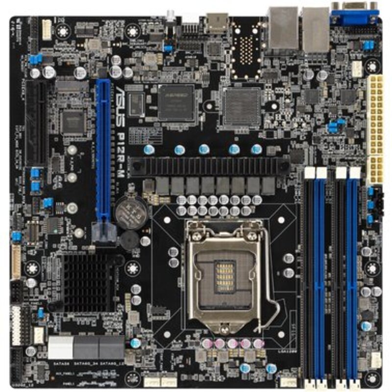 Материнська плата серверна ASUS P12R-M S1200 C252 4xDDR4 ATX