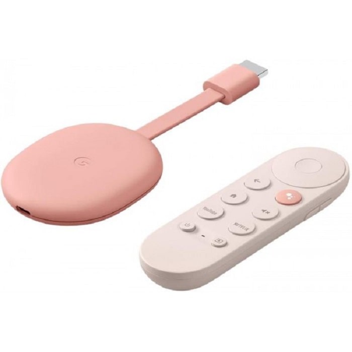 Медиаплеер Google Chromecast 4K with Google TV Sunrise (GA01920-US)