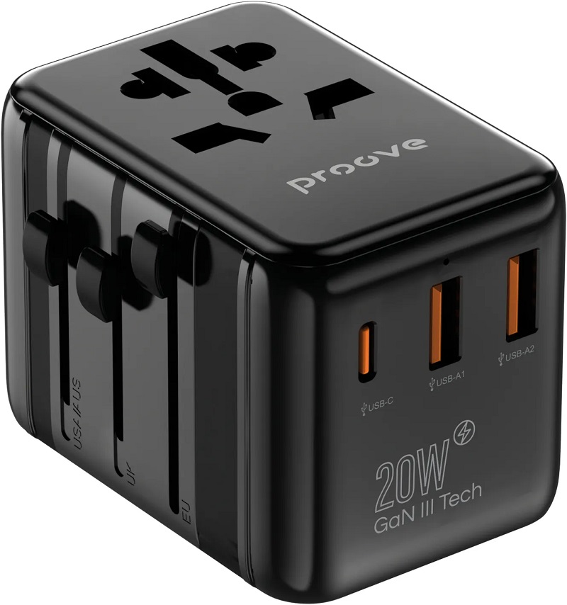 Сетевое зарядное устройство Proove Trip 20W black (TATL20310001)