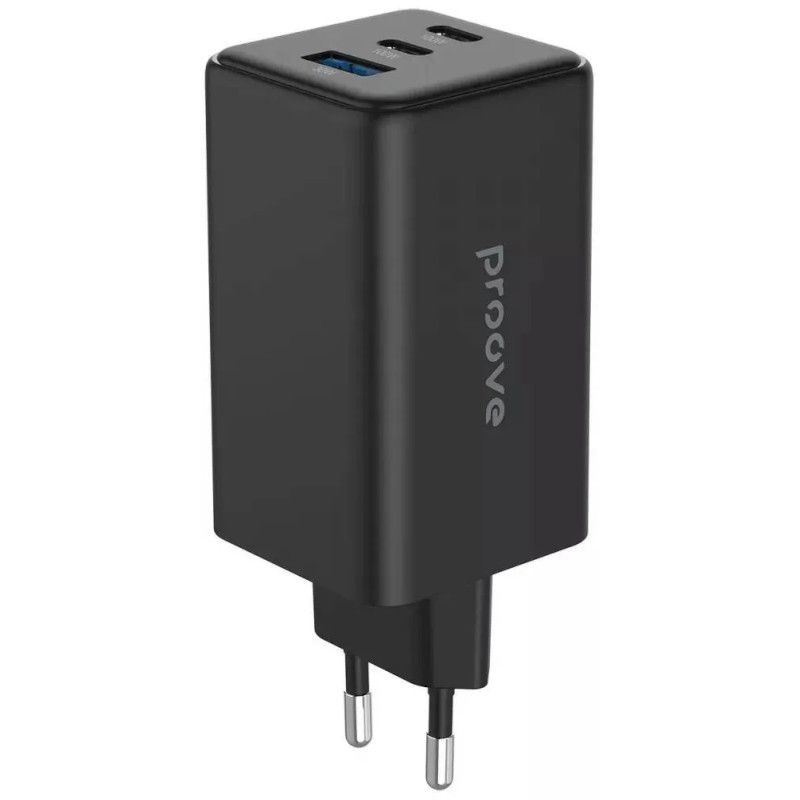 Сетевое зарядное устройство Proove Pocket GaN Max 100W (2Type-C + USB) (black) (WCPG10012201)