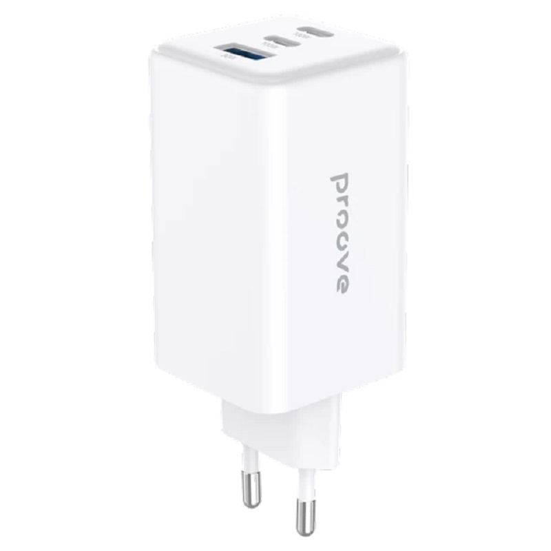 Сетевое зарядное устройство Proove Pocket GaN Max 100W (2Type-C + USB) (white) (WCPG10012202)