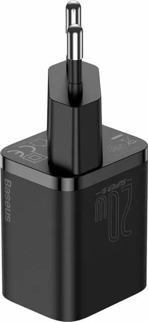 Сетевое зарядное устройство Baseus Super Si Quick Charger 20W Sets Black (CCSUP-B01) - фото 2