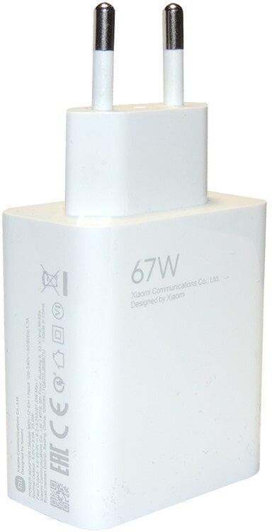 Мережевий зарядний пристрій Xiaomi Wall Charger 67W White + USB-C (BHR6035EU) (EU) - фото 1 Мережевий зарядний пристрій Xiaomi Wall Charger 67W White + USB-C (BHR6035EU) (EU) - фото 1
