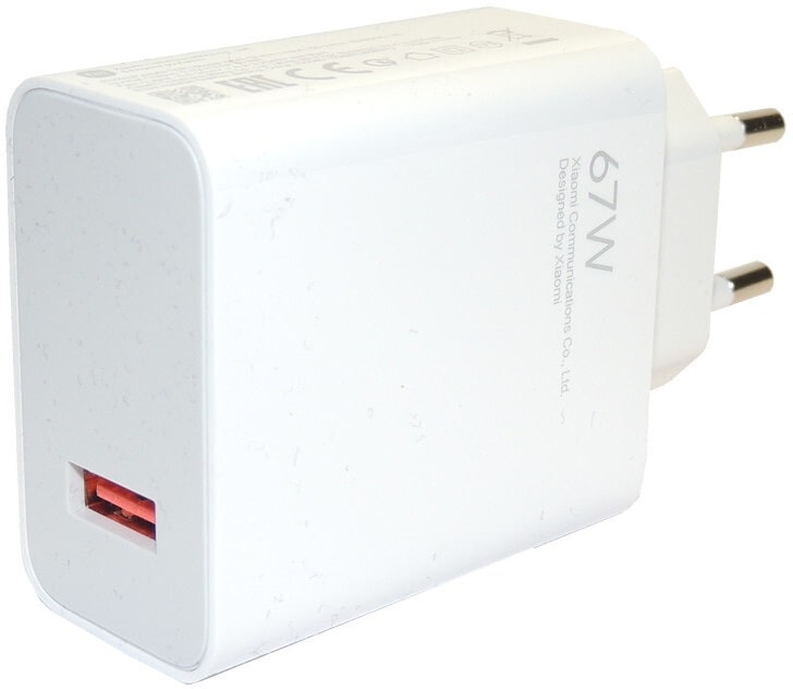 Мережевий зарядний пристрій Xiaomi Wall Charger 67W White + USB-C (BHR6035EU) (EU) - фото 2 Мережевий зарядний пристрій Xiaomi Wall Charger 67W White + USB-C (BHR6035EU) (EU) - фото 2