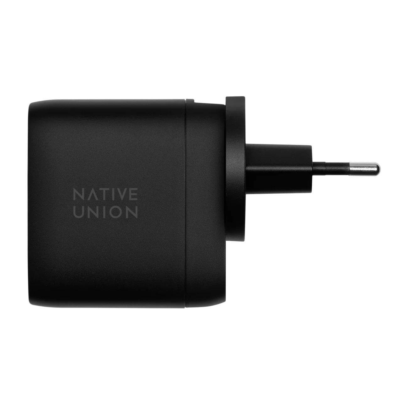 Сетевое зарядное устройство Native Union Fast GaN Charger PD 67W Dual USB-C Port Black (FAST-PD67-BLK-INT)