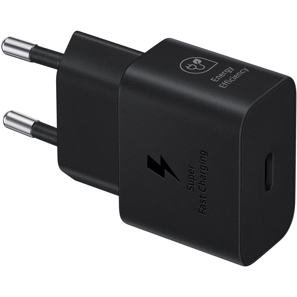 Сетевое зарядное устройство Samsung 25W Power Adapter (w C to C Cable) Black (EP-T2510XBE) - фото 1 Сетевое зарядное устройство Samsung 25W Power Adapter (w C to C Cable) Black (EP-T2510XBE) - фото 1
