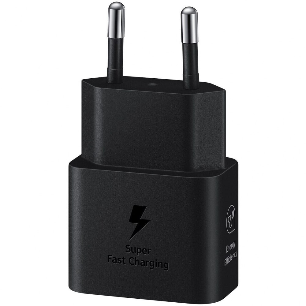 Сетевое зарядное устройство Samsung 25W Power Adapter (w C to C Cable) Black (EP-T2510XBE) - фото 2 Сетевое зарядное устройство Samsung 25W Power Adapter (w C to C Cable) Black (EP-T2510XBE) - фото 2