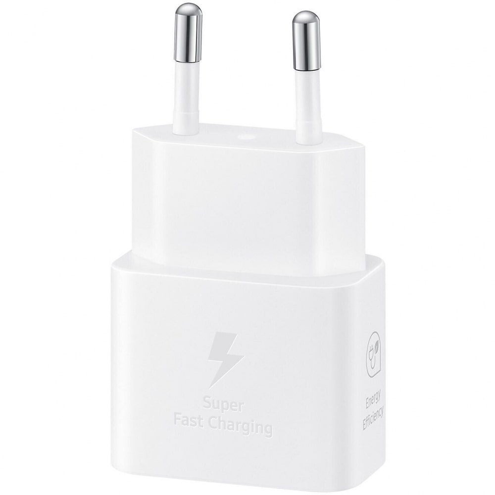 Сетевое зарядное устройство Samsung 25W Power Adapter (w C to C Cable) White (EP-T2510XWE) - фото 1