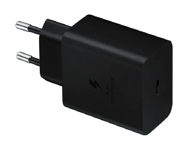 Зарядное устройство Samsung 45W PD Compact Power Adapter with Type-C cable Black (EP-T4511XBEGEU) - фото 1