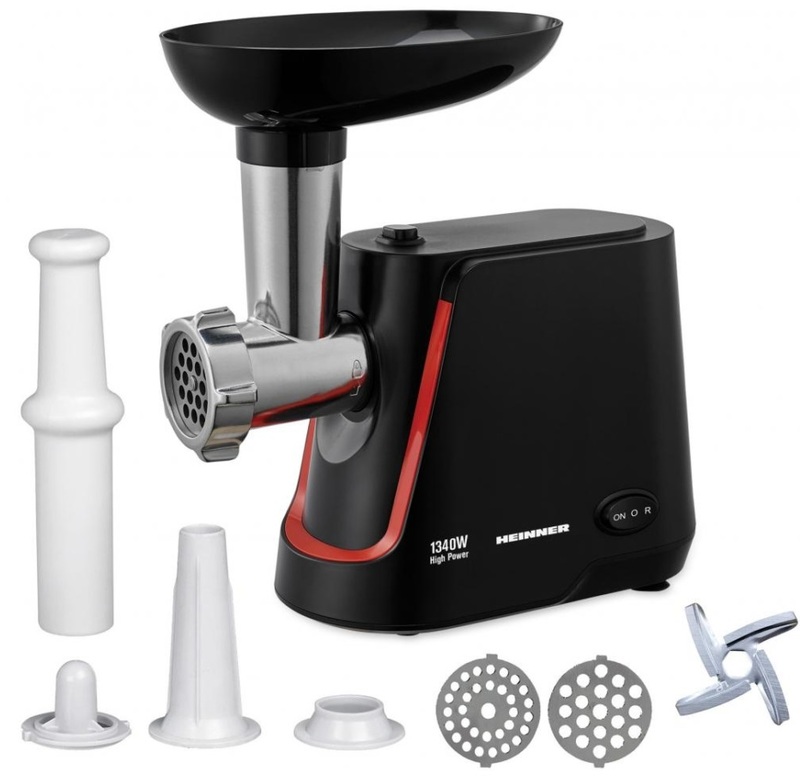 Мясорубка HEINNER MG-1250BK Europe