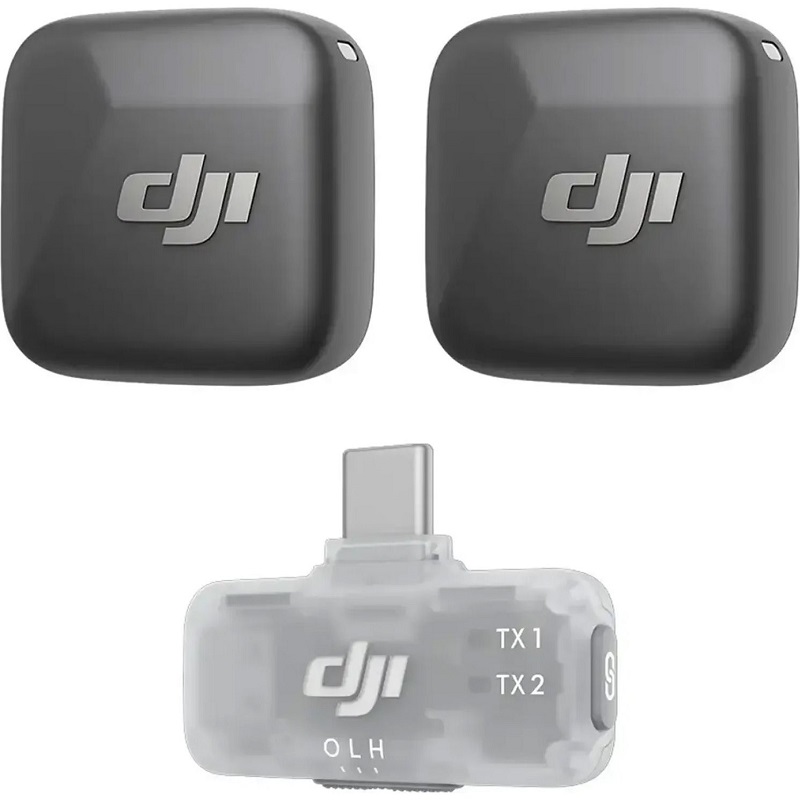 Микрофонная радиосистема DJI Mic Mini Mobile Version (2 TX + 1 Mobile RX) Black