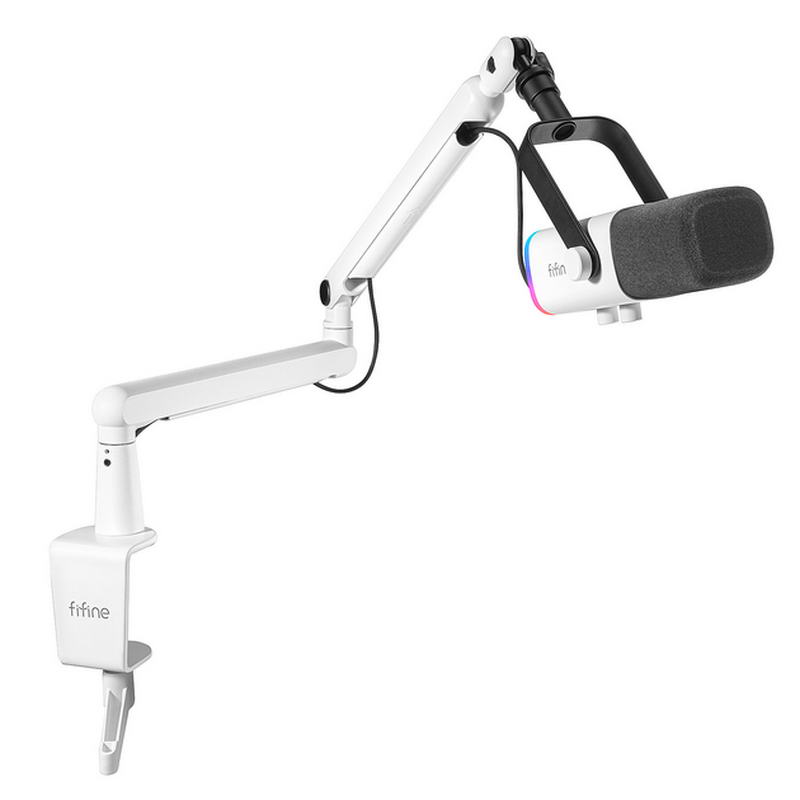 Мікрофон динамічний Fifine TAM8W USB/XLR White - фото 2 Мікрофон динамічний Fifine TAM8W USB/XLR White - фото 2