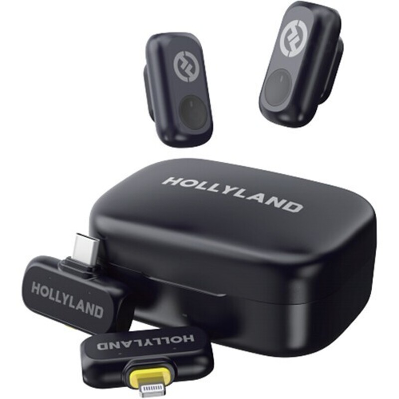 Мікрофонна радіосистема Hollyland LARK A1 Combo (2TX+Lightning RX+USB-C RX) Space Gray