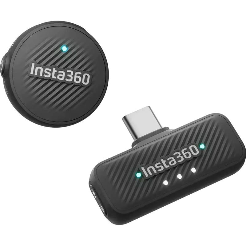 Микрофонная радиосистема Insta360 Mic Air (1TX + 1RX) Black (CINSABWA)