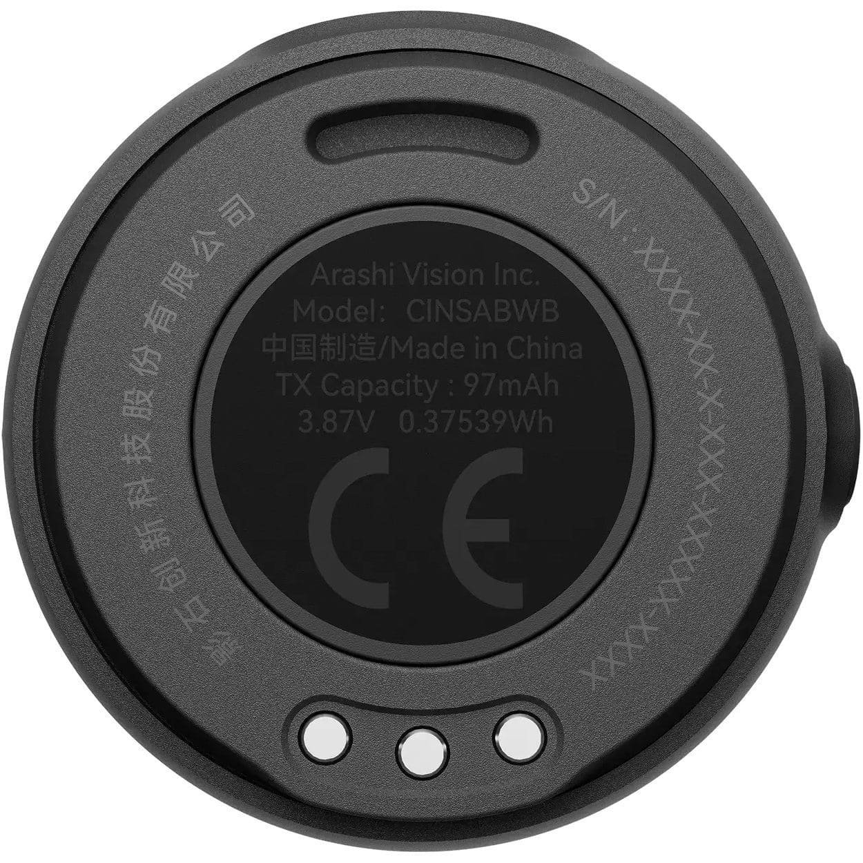 Микрофонная радиосистема Insta360 Mic Air (1TX + 1RX) Black (CINSABWA) - фото 2